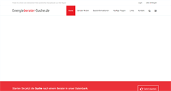 Desktop Screenshot of energieberater-suche.de