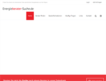 Tablet Screenshot of energieberater-suche.de